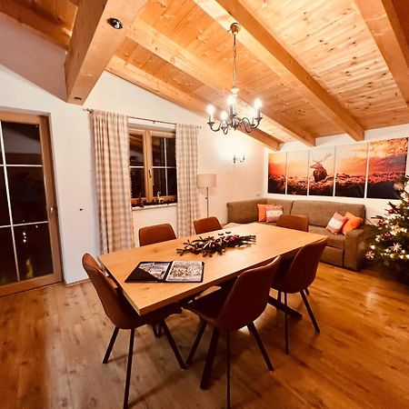 Ferienhaus Zillertal Panorama Blick Balkon Sauna Zellberg Exteriör bild