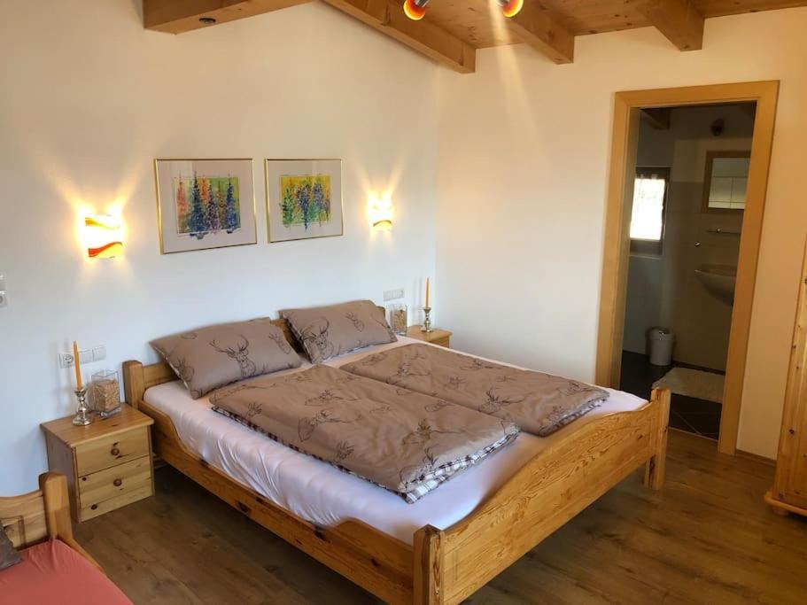 Ferienhaus Zillertal Panorama Blick Balkon Sauna Zellberg Exteriör bild