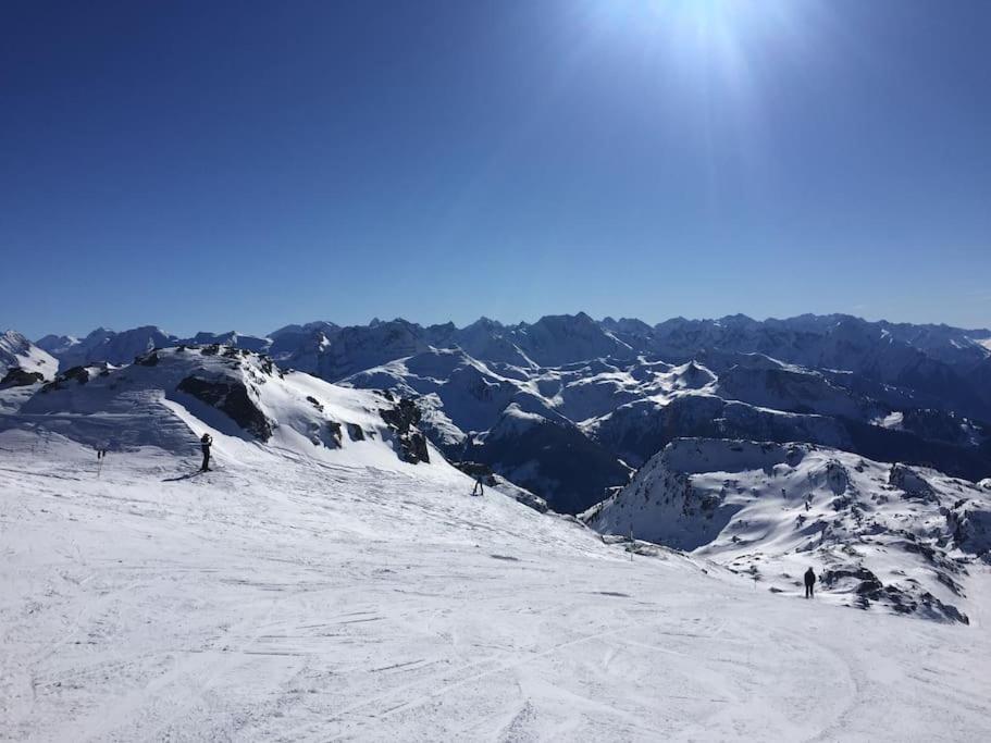 Ferienhaus Zillertal Panorama Blick Balkon Sauna Zellberg Exteriör bild