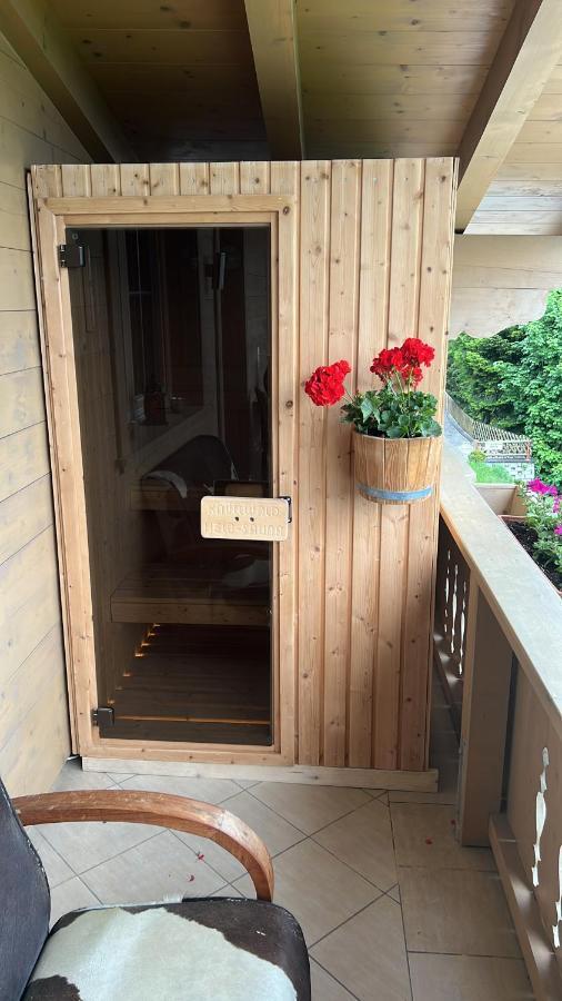 Ferienhaus Zillertal Panorama Blick Balkon Sauna Zellberg Exteriör bild