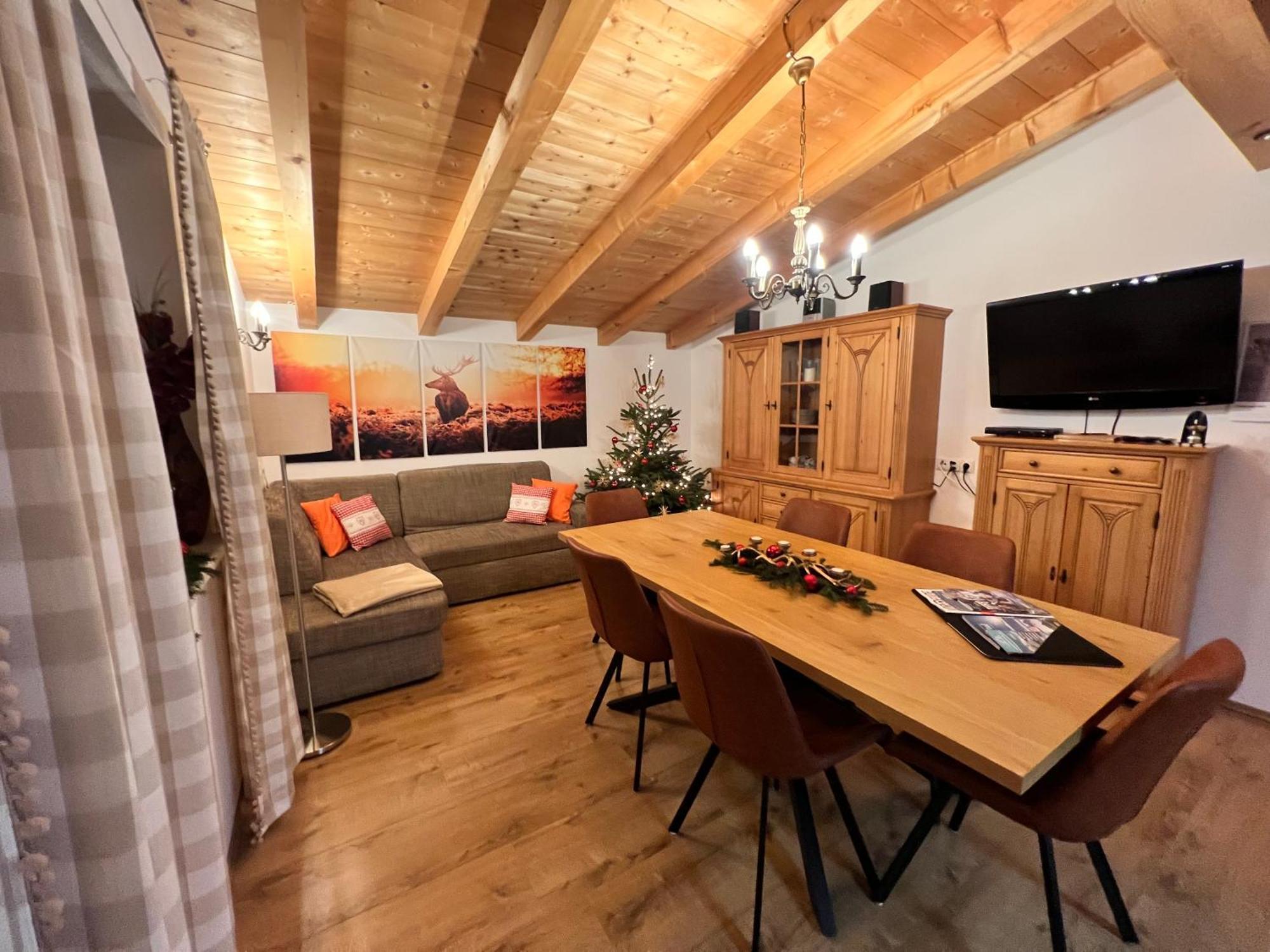 Ferienhaus Zillertal Panorama Blick Balkon Sauna Zellberg Exteriör bild